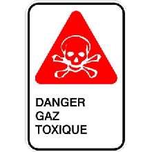 Danger gaz toxique