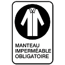 Manteau imperméable obligatoire