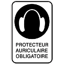 Protecteur auriculaire obligatoire