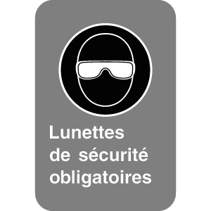 Lunettes de sécurité obligatoires - Normes CSA
