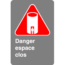 Danger espace clos - Normes CSA