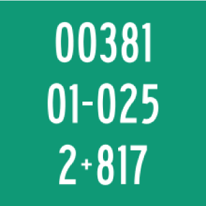 Plaquette verte intermédiaire