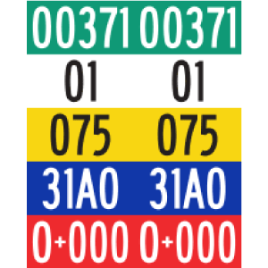 Plaquette d'inventaire route-troncon-section