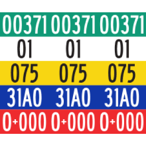 Plaquette d'inventaire route-troncon-section