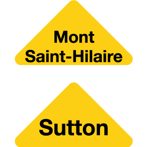 Panneau avancé de gare