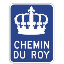 Jalonnement le long de la route ou du circuit touristique