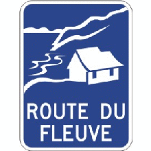 Jalonnement le long de la route ou du circuit touristique