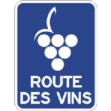 Jalonnement le long de la route ou du circuit touristique