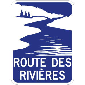 Jalonnement le long de la route ou du circuit touristique