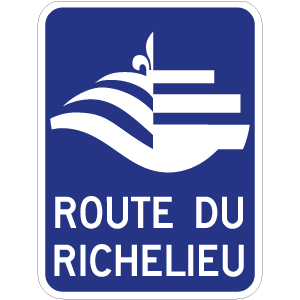 Jalonnement le long de la route ou du circuit touristique