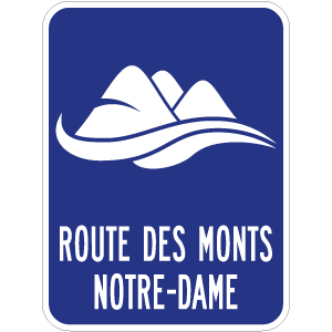 Jalonnement le long de la route ou du circuit touristique