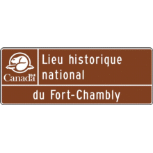 Entrée d'un lieu historique national