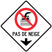 Pas de neige
