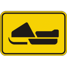 Panonceau de motoneige