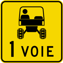 Une voie pour autoquad