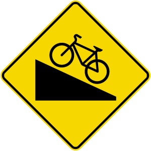 Pente raide ascendante