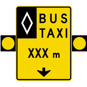 Signal avancé de voies réservées