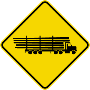 Passage pour camions de bois en longueur (grumiers)