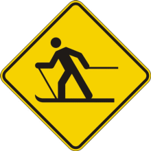 Passage pour skieurs de fond