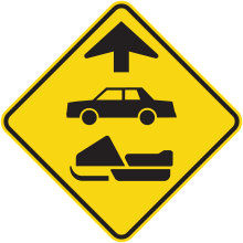 S/A de chaussée désignée pour automobiles et motoneiges