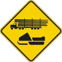 Chaussée désignée pour grumiers et motoneiges