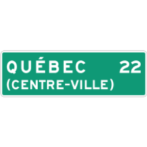Rappel de distance de municipalité avec centre-ville