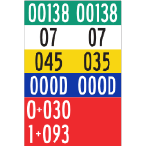 Plaquette d'inventaire route-troncon-section