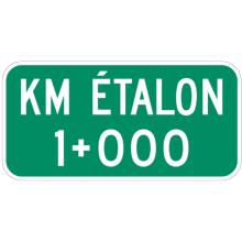 Km étalon 1+000
