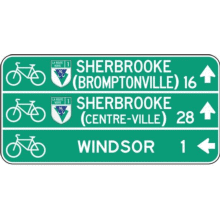 Acheminement et identification de voies cyclables