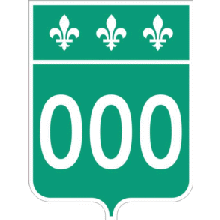Identification de route numérotée