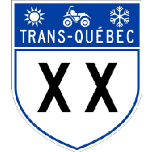 Identification d'un sentier Trans-Québec