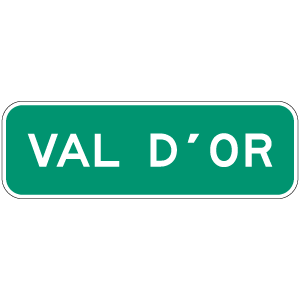 Entrée d'agglomération