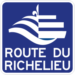 Panneau d'acheminement vers la route ou le circuit touristique