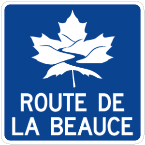 Acheminement vers la route ou le circuit touristique (Route de la Beauce)