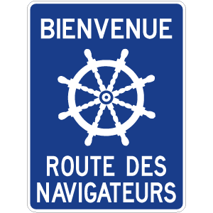 Identification de la route ou du circuit touristique