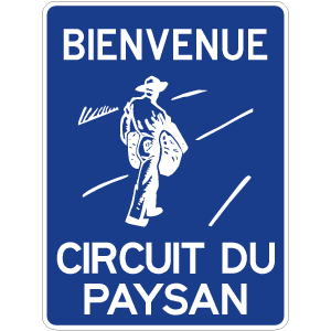 Identification de la route ou du circuit touristique