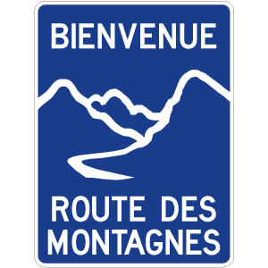Identification de la route ou du circuit touristique