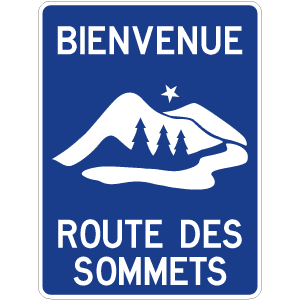Identification de la route ou du circuit touristique