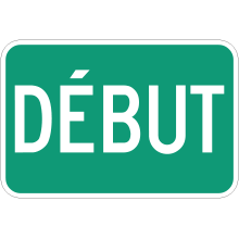 Début d'une zone de plantation d'arbres