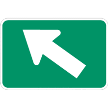 Panonceau de direction