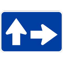 Panonceau de direction