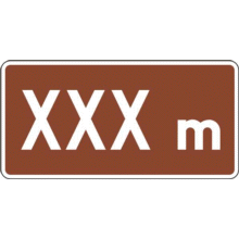 Panonceau de distance