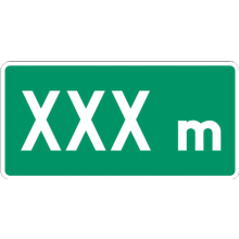 Panonceau de distance