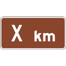 Panonceau de distance