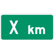 Panonceau de distance