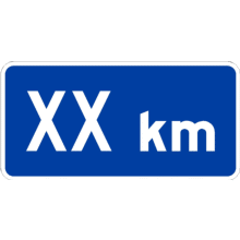 Panonceau de distance