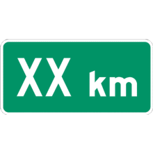 Panonceau de distance