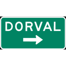 Panonceau de direction