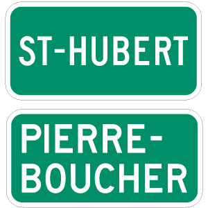 Panonceau d'indication d'équipement / municipalité