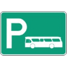 Aire de stationnement pour autobus